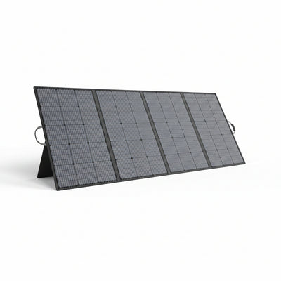 400W Portable Solar Panel, Lightweight Foldable Solar Panels Complete with an Adjustable Kickstand, IP67 Waterproof Solar Charger for Outdoor Camping, Portable Power Station, Motorhome, RV