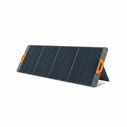 200W Portable Solar Panel, 25% High Efficiency Foldable Solar Panel Charger for Power Station, for Power Station, with Sturdy Kickstands, Fast Setup for Camping, RV, Pickup, Marine Off-Grid