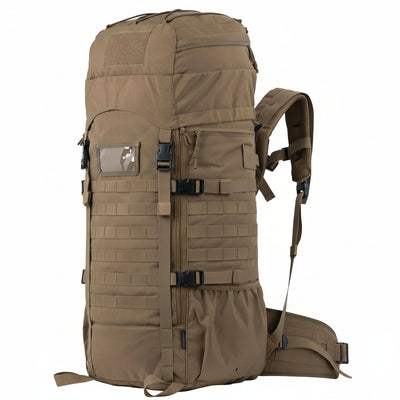 75L Tactical Backpack with Internal Frame, MOLLE, and Hydration System