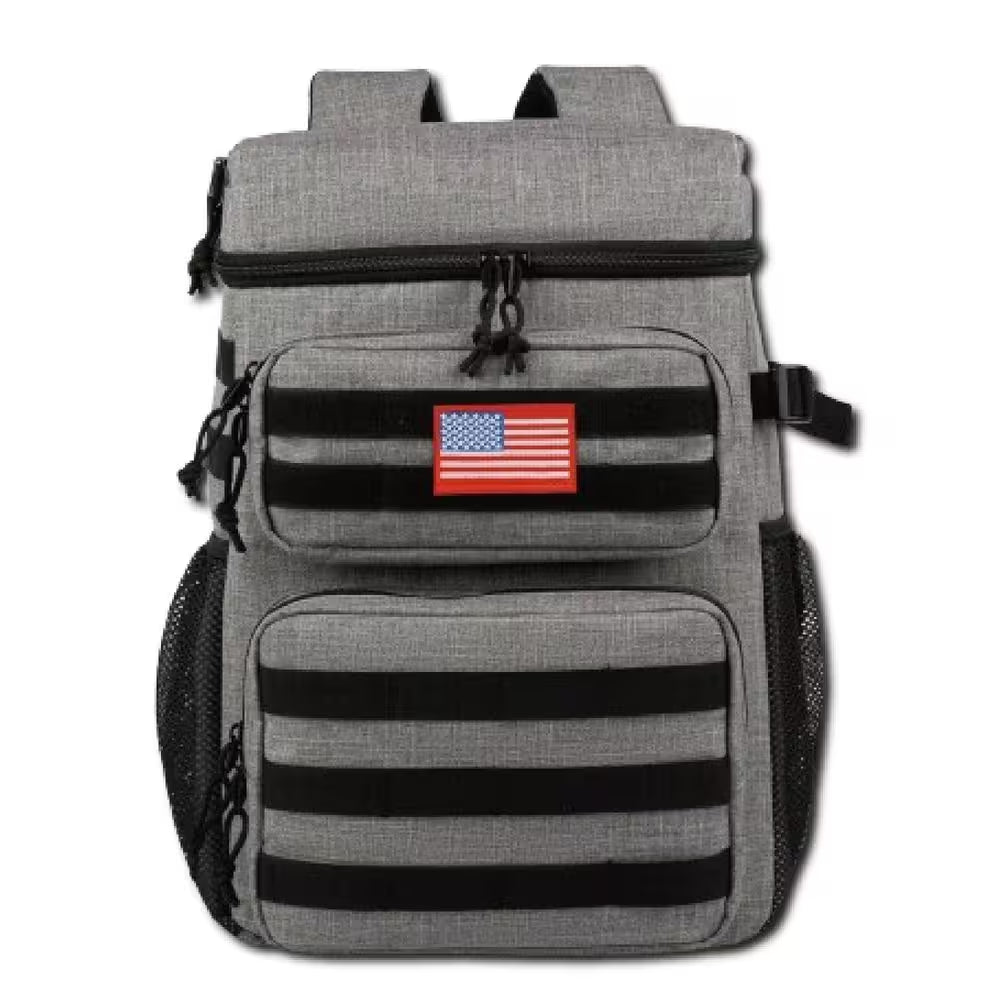 26 Qt. Soft-Side Leakproof Tactical Backpack Cooler Insulated Waterproof Bag for Beach, Travel, Camping, Hiking