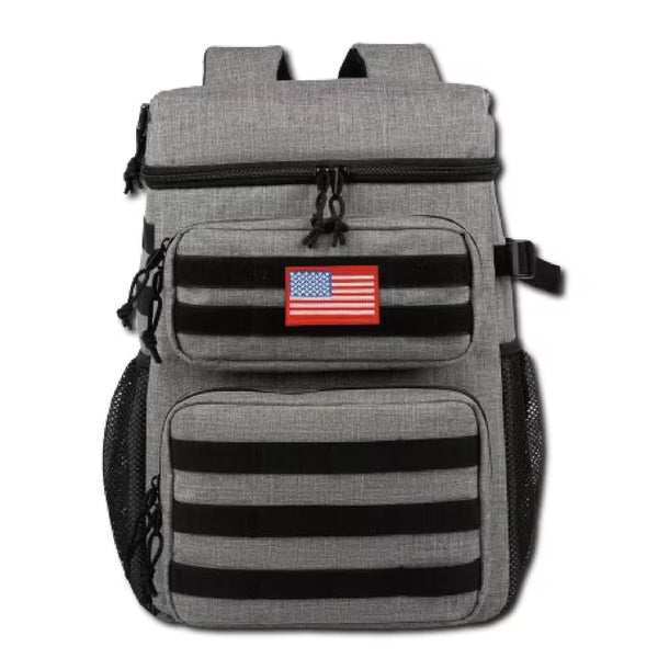 26 Qt. Soft-Side Leakproof Tactical Backpack Cooler Insulated Waterproof Bag for Beach, Travel, Camping, Hiking