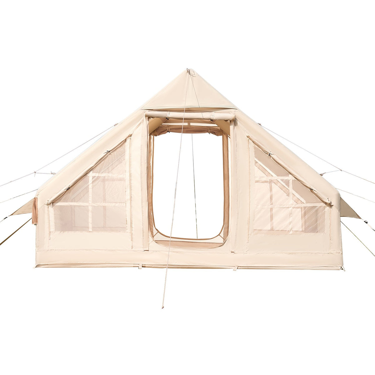 Inflatable Tents for 3-5 Person Camping Tent Blow up Tent W/ Pump & Stove Jack