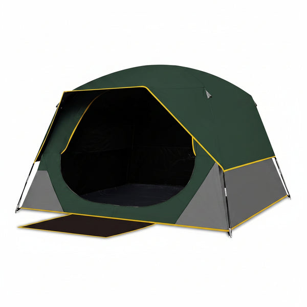 Tent 4/6 Person Blackout Camping Tent with Rainfly | Waterproof Portable Double Layer Family Dome Tent for Camping for Outdoor Camping&Hiking