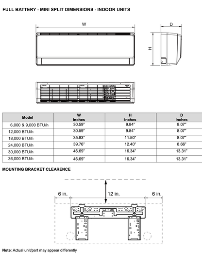 24V DC Mini Split Heat Pump Solar Air Conditioner