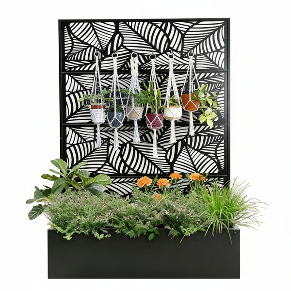 Metal Raised Garden Bed with Trellis,Plante