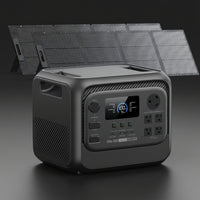 2400W Output 3014Wh Power Station Lifepo4 Battery Generator with 2*200W Solar Panels for Home Backup and Rvs